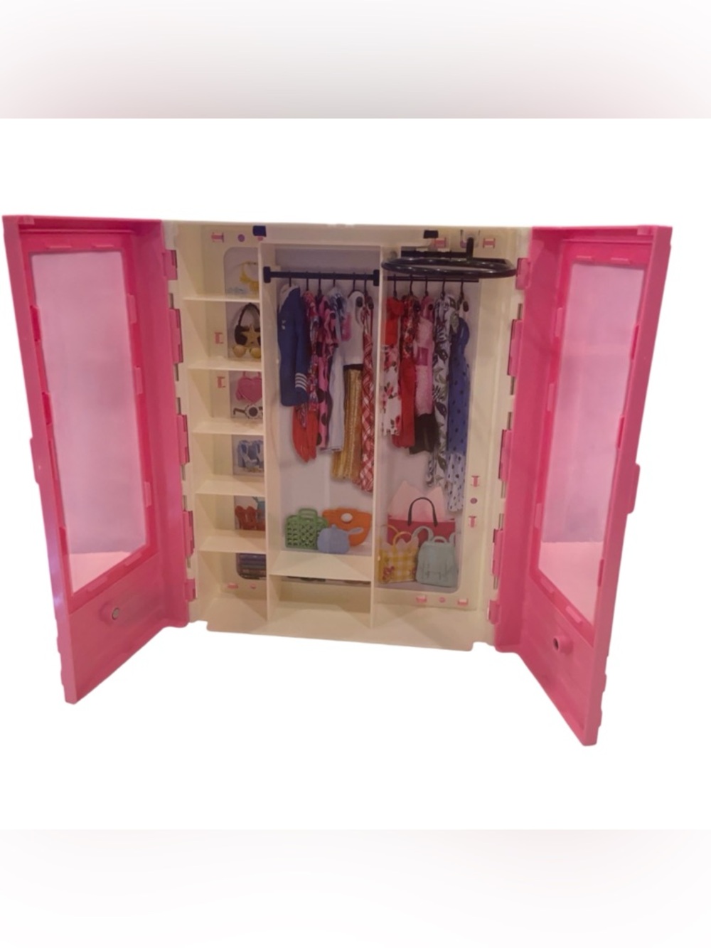 Mattel Barbie Wardrobe Pink Closet /Kelly Doll /New Barbie Accessory Kit/outfit - Picture 2 of 11